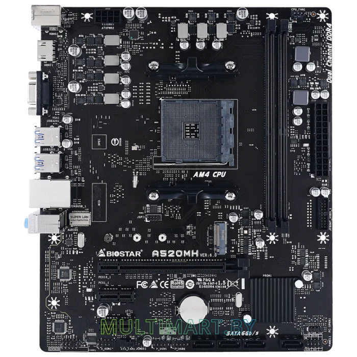 Материнская плата BIOSTAR A520MH Ver. 6.0